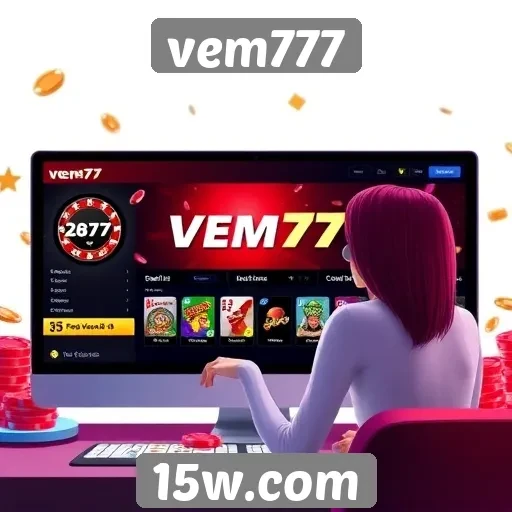 Experiência do usuário no site vem777
